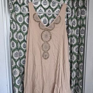 Sleeveless Dress with Sequins